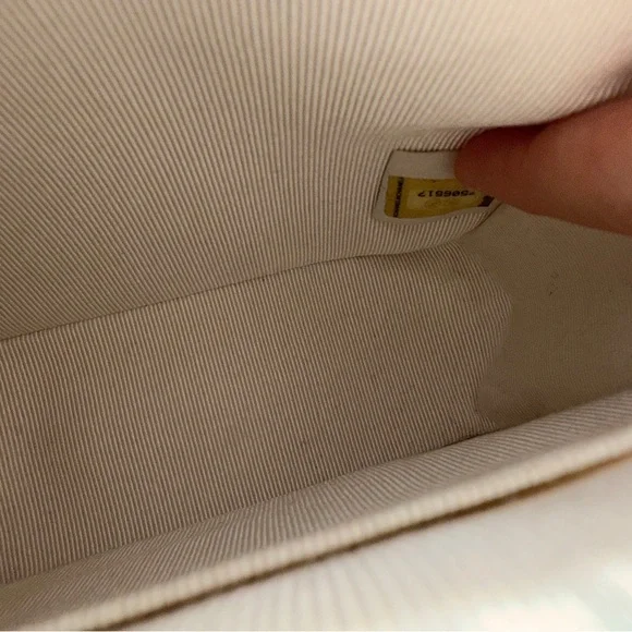 SOLD Chanel Vintage Surfline Flap Bag - Picture 14 of 15